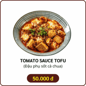 Đậu phụ sốt cà chua