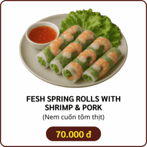 Nem cuốn tôm thịt